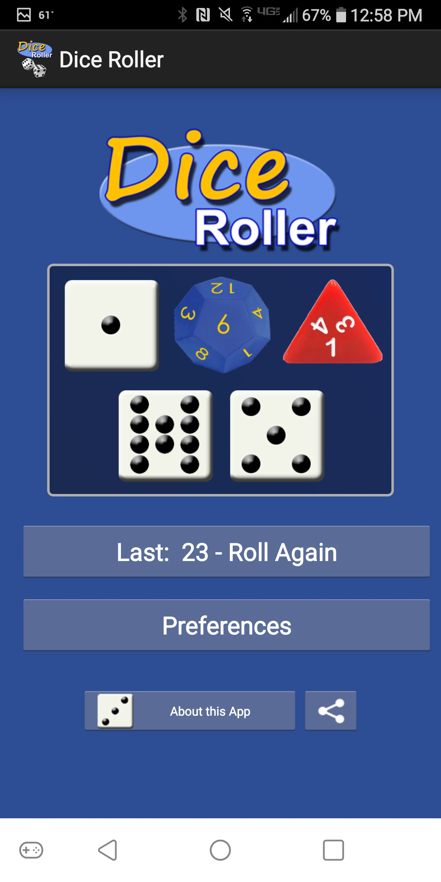 Dice Roller Simulator screenshot
